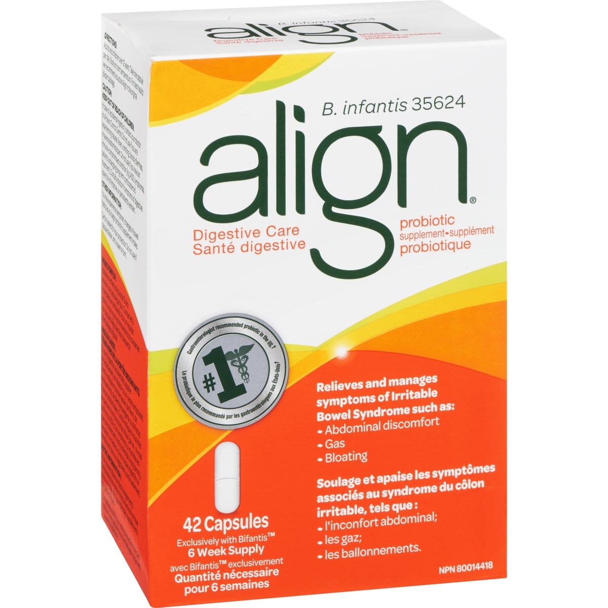 Align Probiotics, Daily Probiotic Supplement for Digestive Care