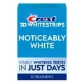 Crest 3D Whitestrips Noticeably White At-Home Teeth Whitening Kit, 10 Treatments, Visibly Whitens Teeth in just days