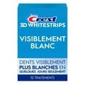 Crest Ensemble de blanchiment des dents à domicile 3D Whitestrips Visiblement blanc, 10 traitements, blanchit visiblement les dents en quelques jours