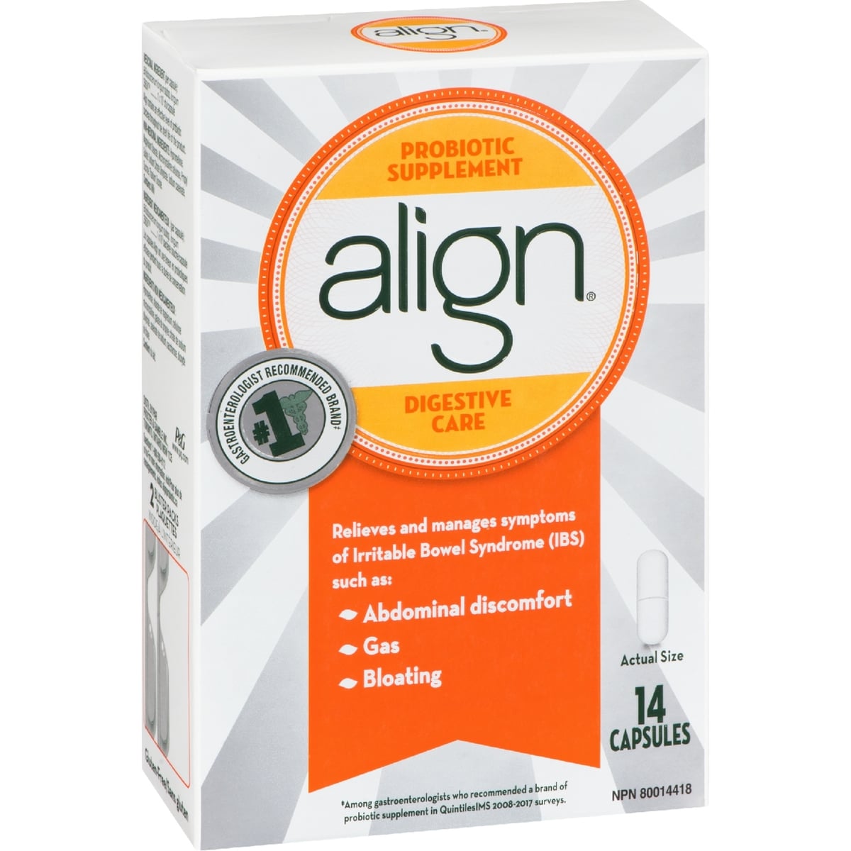 Probiotics, Daily Probiotic Supplement for Digestive Care