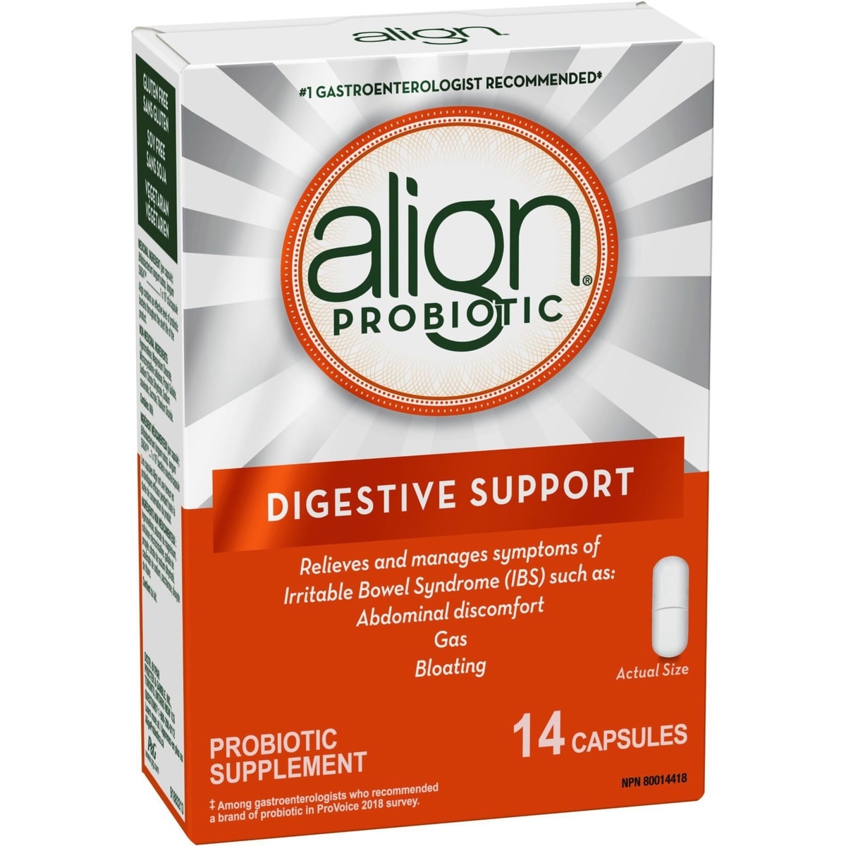 Probiotics, Daily Probiotic Supplement for Digestive Care