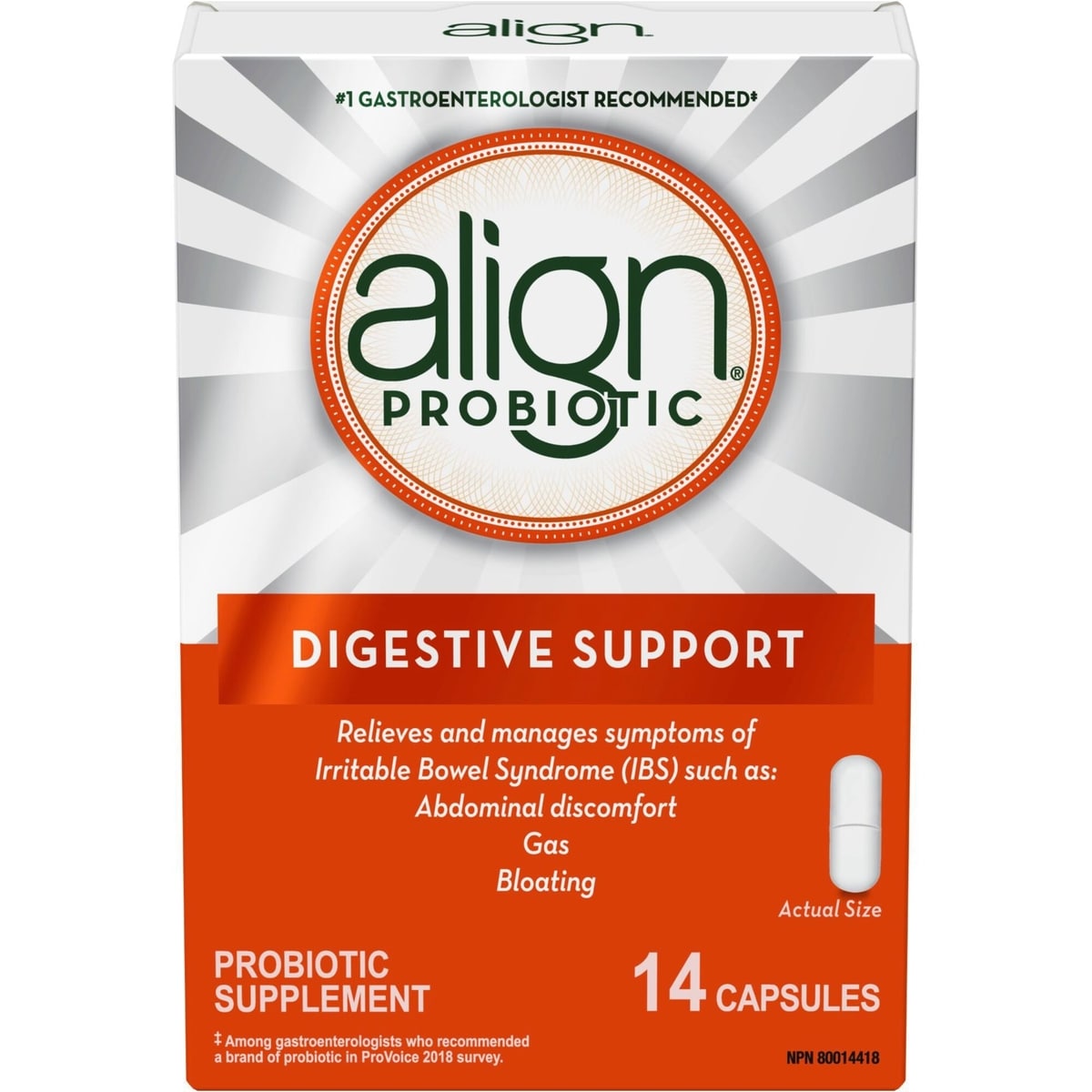 Probiotics, Daily Probiotic Supplement for Digestive Care