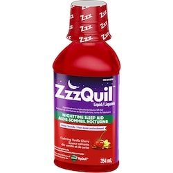 ZzzQuil Nighttime Sleep Aid Liquid, Calming Vanilla Cherry, 354 mL 4