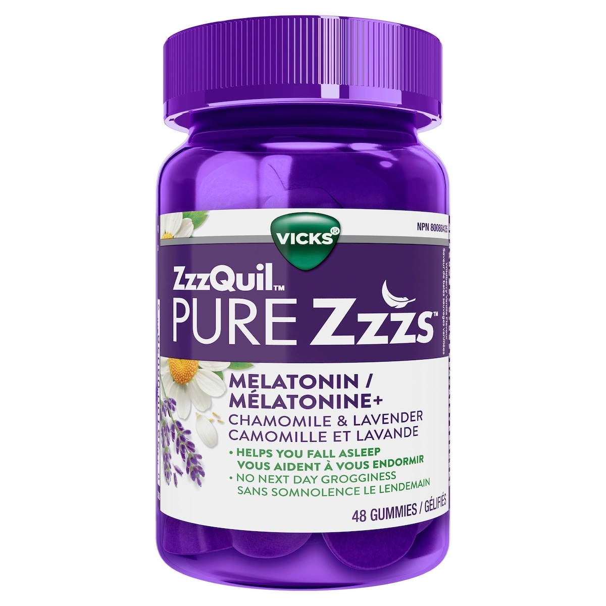 Aide-sommeil à base de mélatonine ZzzQuil PURE Zzzs