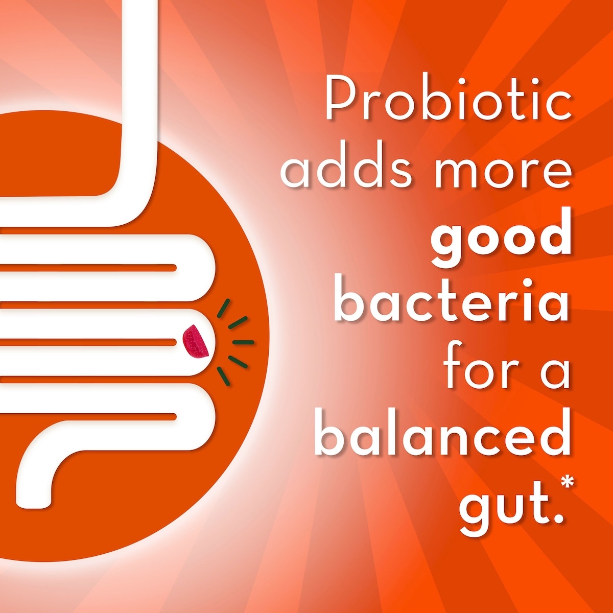 Daily Probiotic Supplement, 50 Gummies