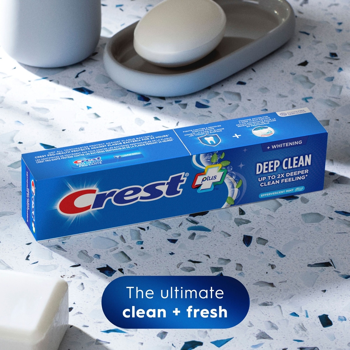 Crest Complete Whitening Plus Deep Clean Toothpaste, 120 mL