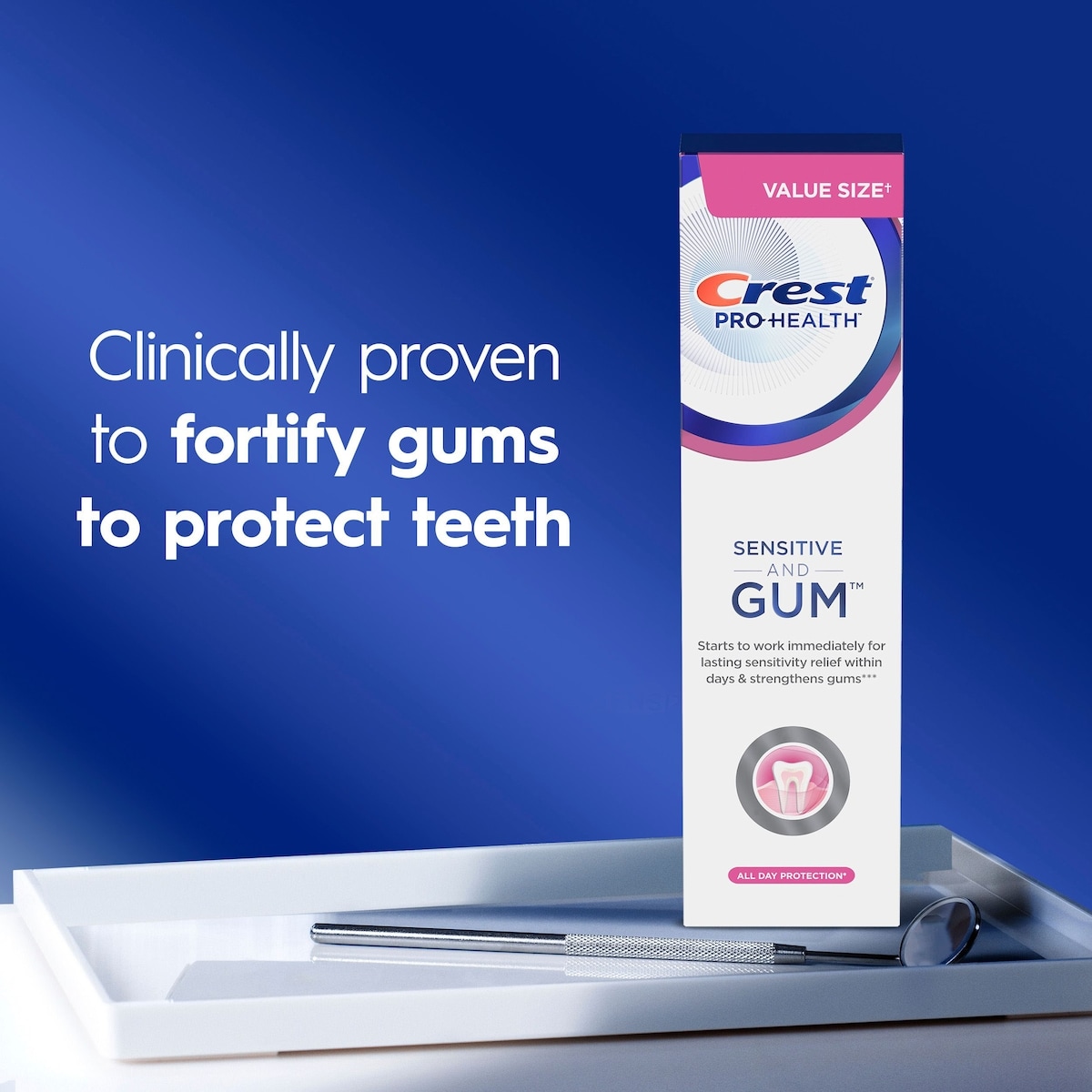 Gum and Sensitivity, Sensitive Toothpaste All Day Protection