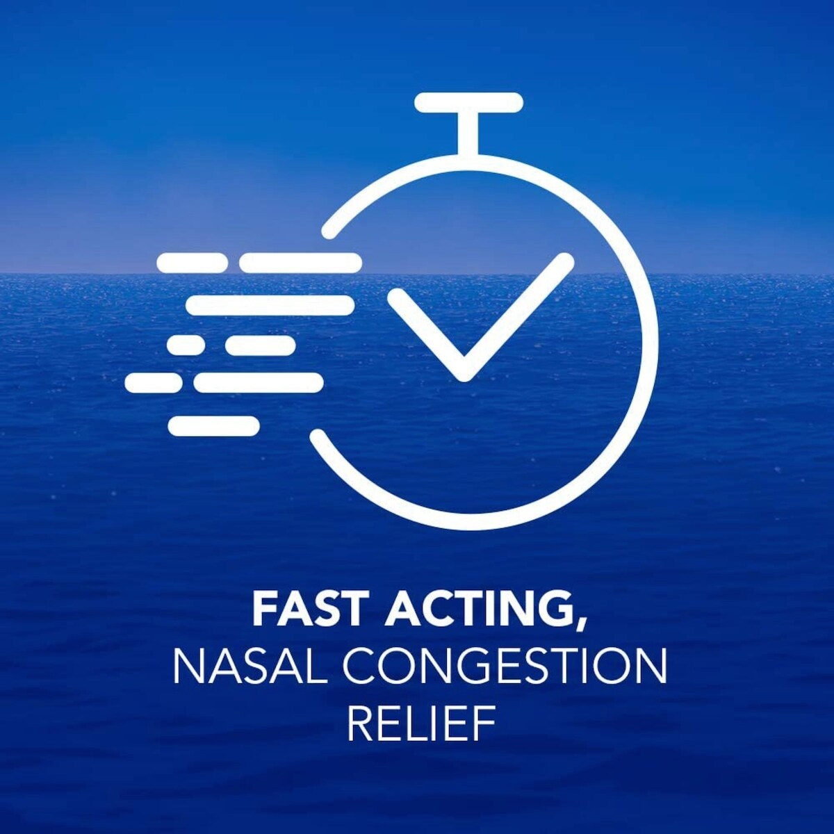 Vaporisateur nasal hydraSense Jet moyen, Soins quotidiens du nez, soulagement rapide de la congestion nasale, eau de mer de source naturelle à 100 %, sans agent de conservation
