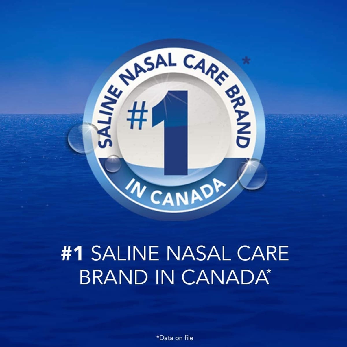 Vaporisateur nasal hydraSense Jet fort, Soins quotidiens du nez, soulagement rapide de la congestion nasale, eau de mer de source naturelle à 100 %, sans agent de conservation