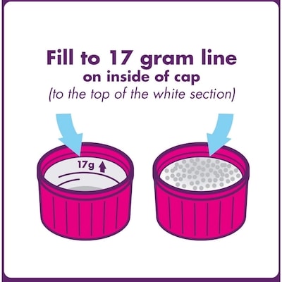 Powder Laxative, Effective Relief, No Taste, No Grit, No Gas, No Bloating, No Cramps, 7 Doses, 119 Grams 7