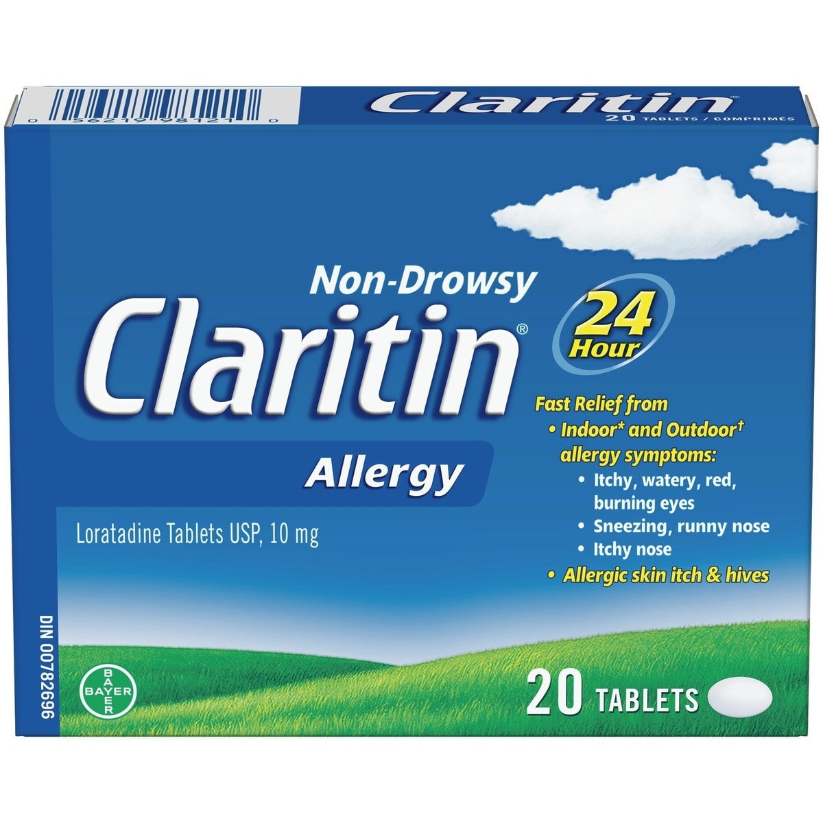 Claritin Allergies, soulagement sans somnolence durant 24 heures, 10 mg