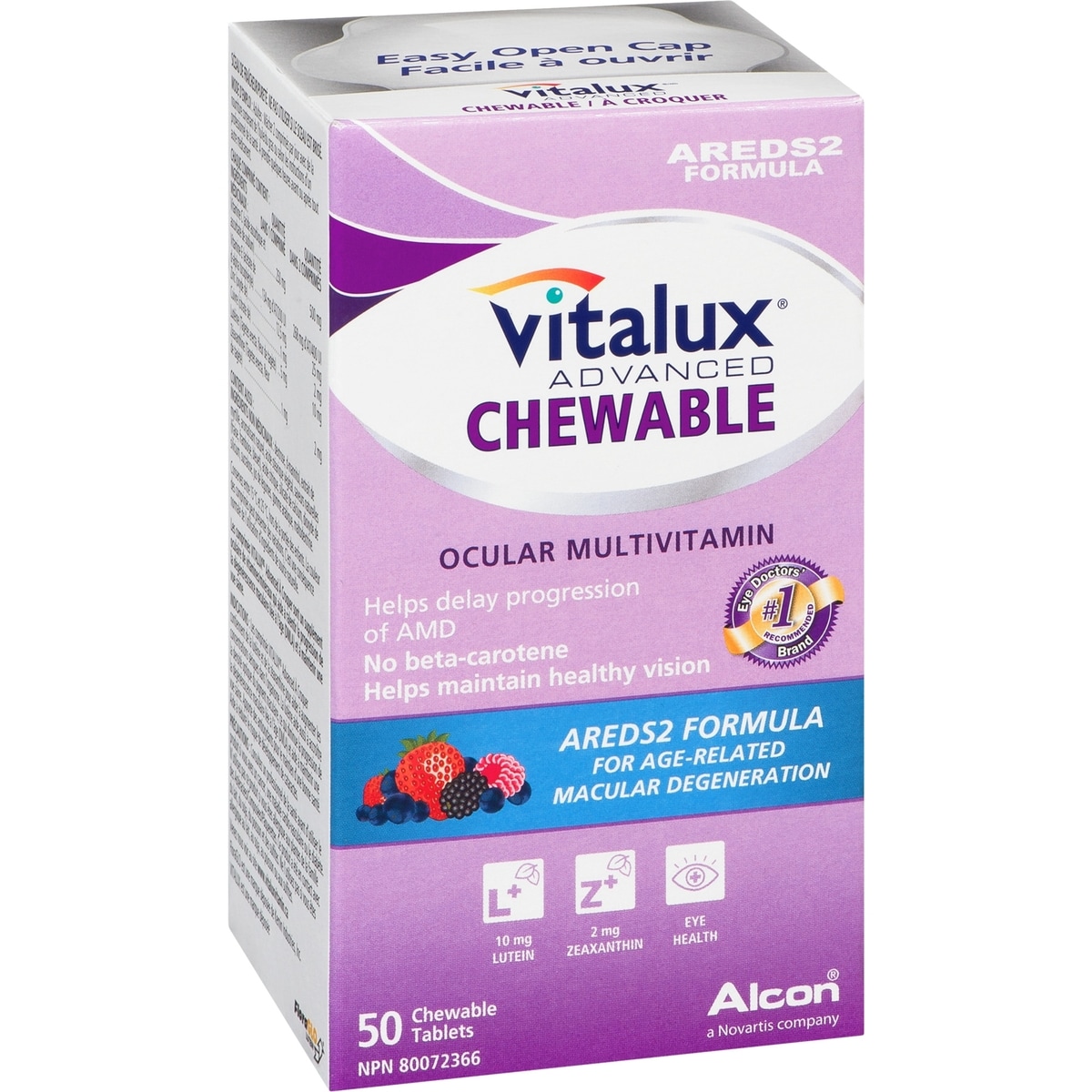 Vitalux® Advanced A Croquer Vitamines et multiminéraux pour les yeux