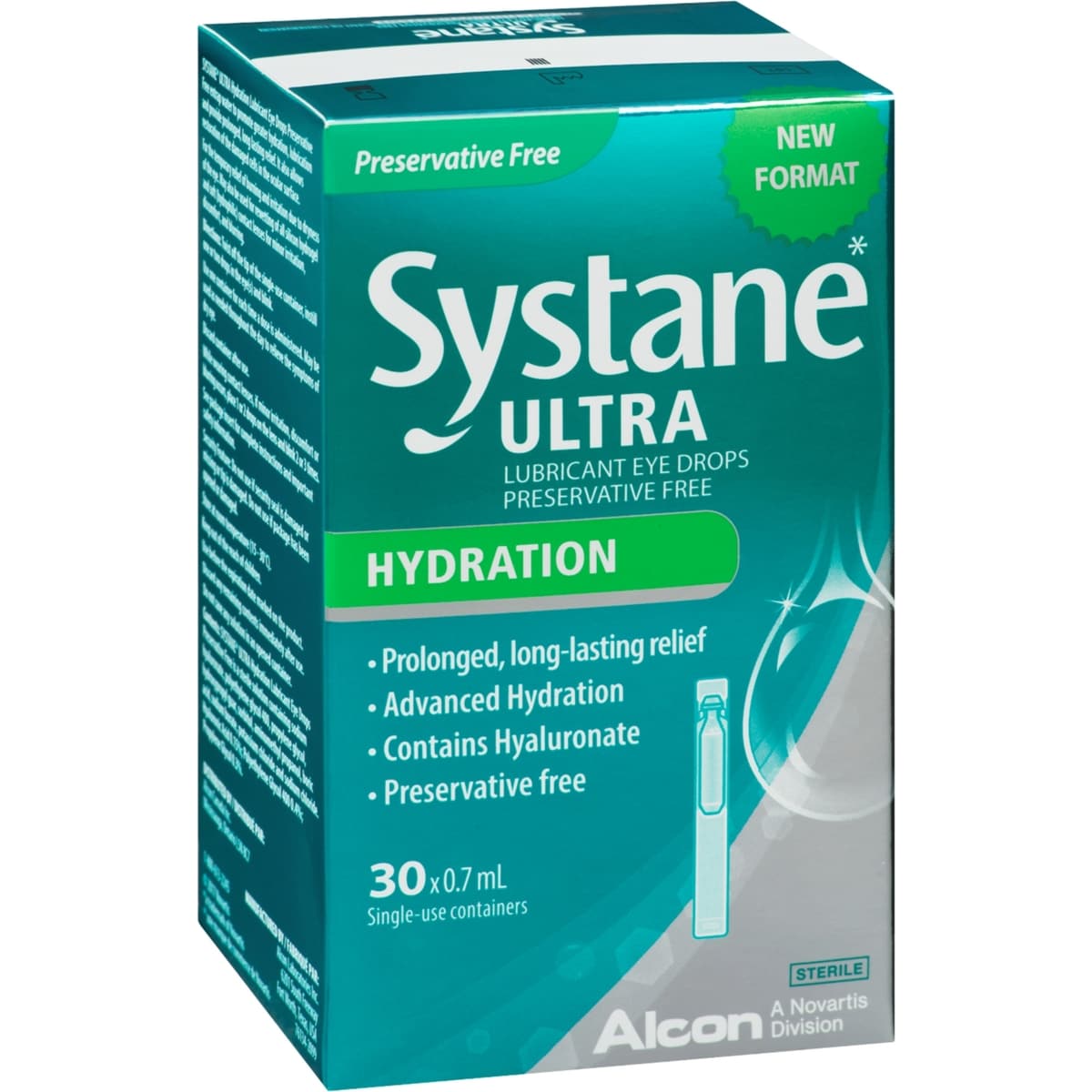 Systane® Ultra Hydratant Gouttes oculaires lubrifiantes Sans agent de conservation