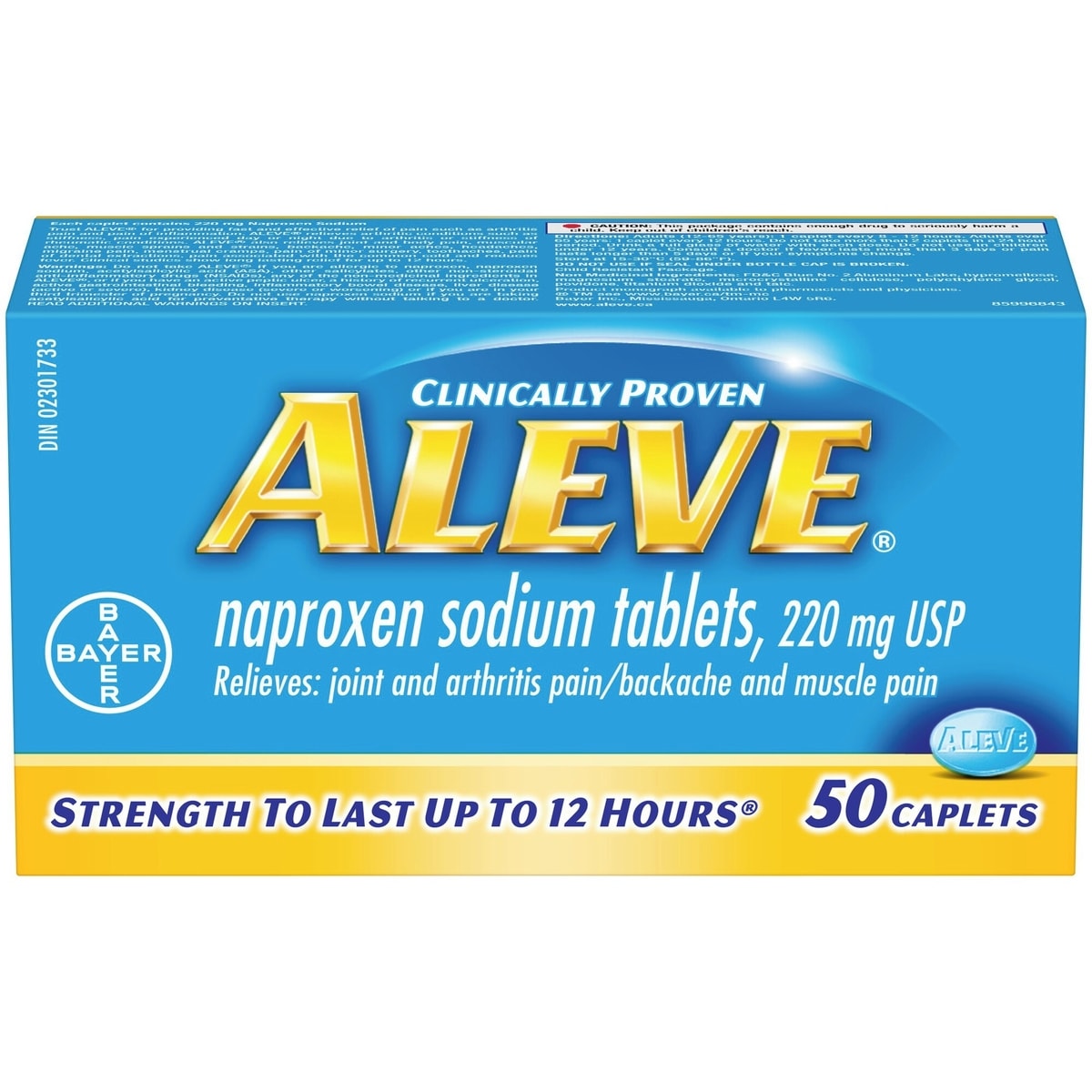ALEVE Pain Relief, Clinically Proven, Fast-Acting, Long-Lasting, Naproxen Sodium