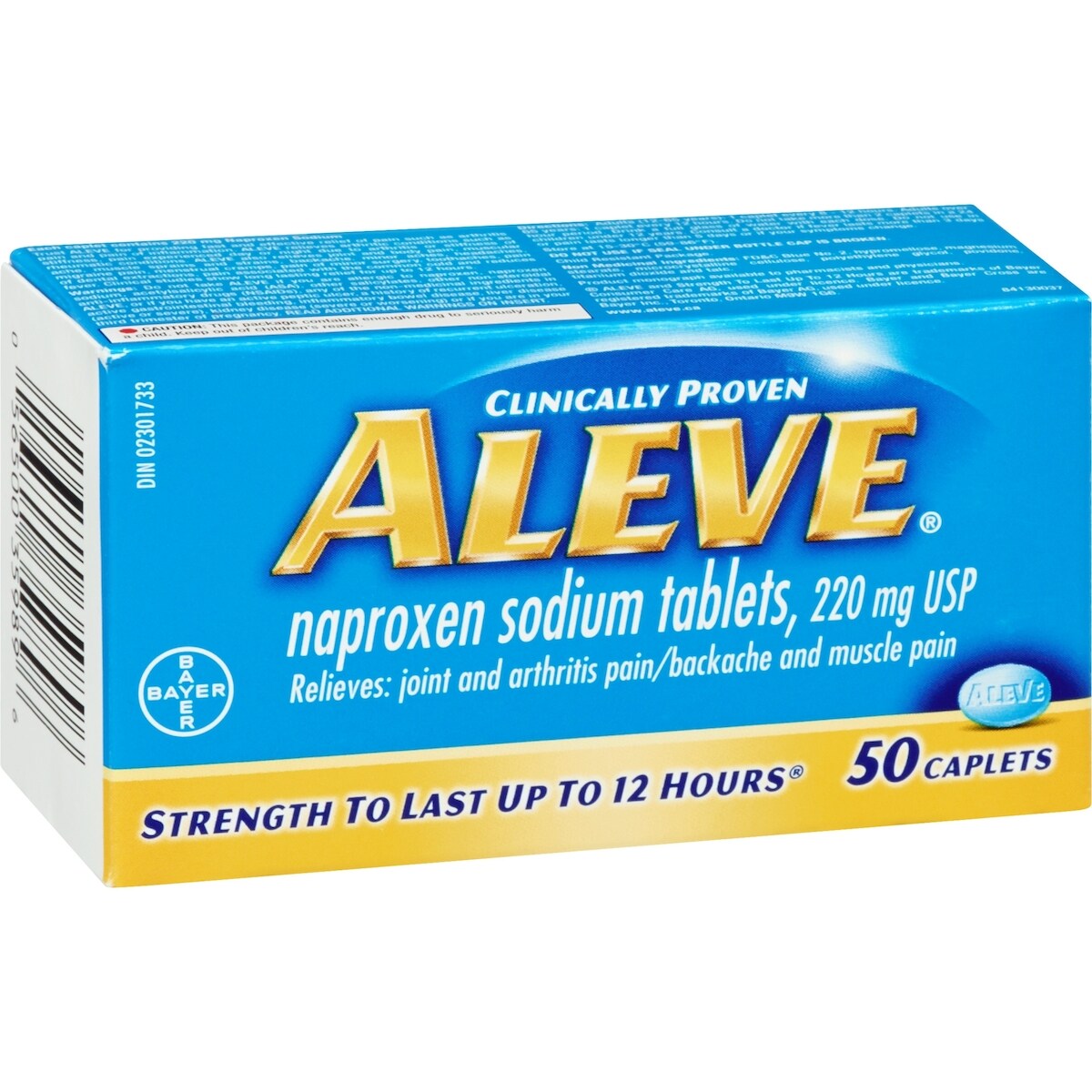 ALEVE Pain Relief, Clinically Proven, Fast-Acting, Long-Lasting, Naproxen Sodium
