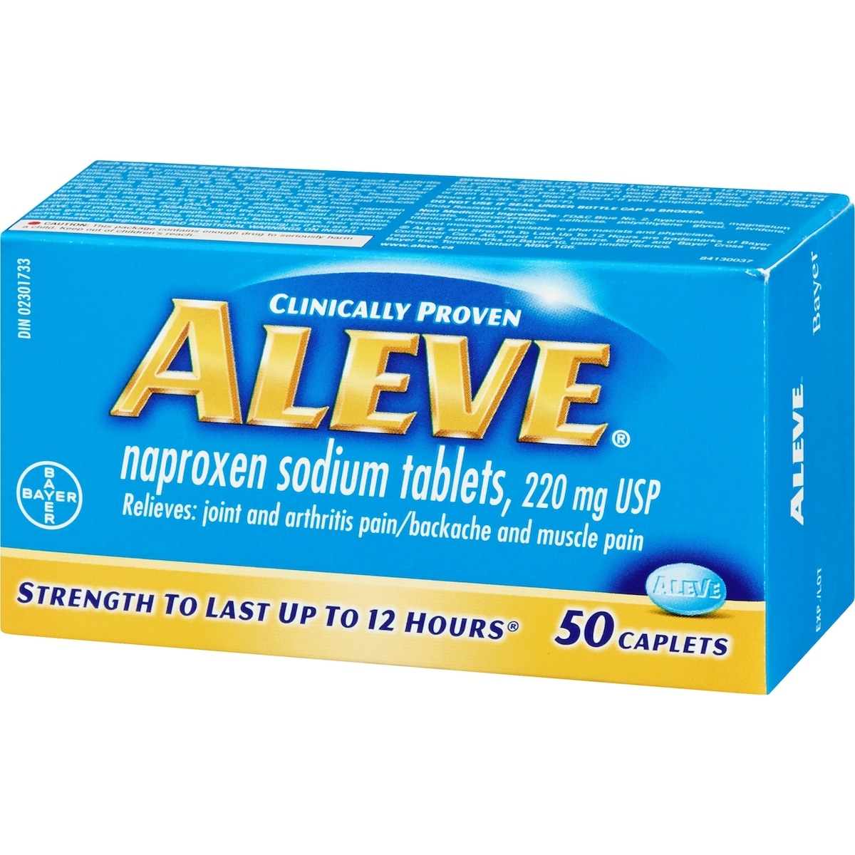 ALEVE Pain Relief, Clinically Proven, Fast-Acting, Long-Lasting, Naproxen Sodium
