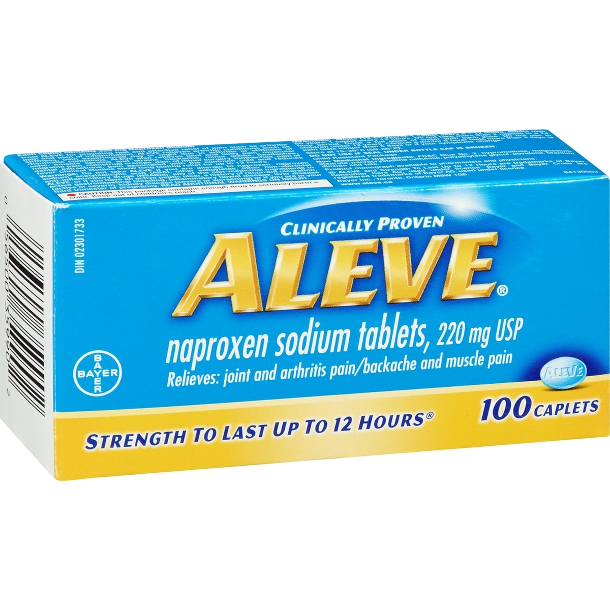 ALEVE Pain Relief, Clinically Proven, Fast-Acting, Long-Lasting, Naproxen Sodium