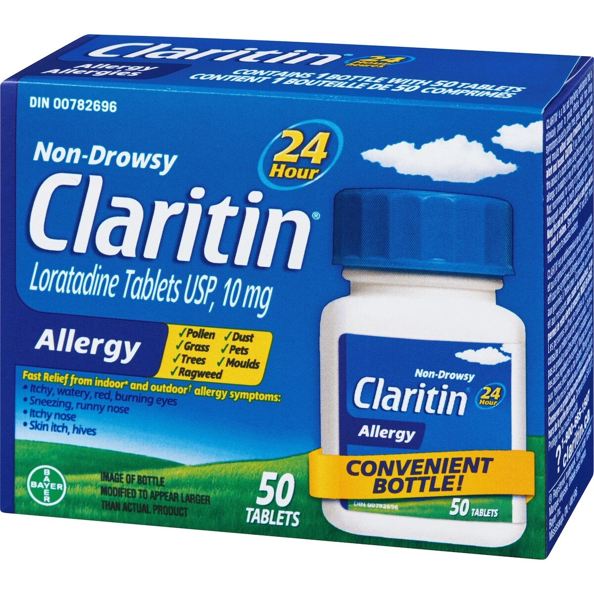 Claritin Allergies, soulagement sans somnolence durant 24 heures, 10 mg