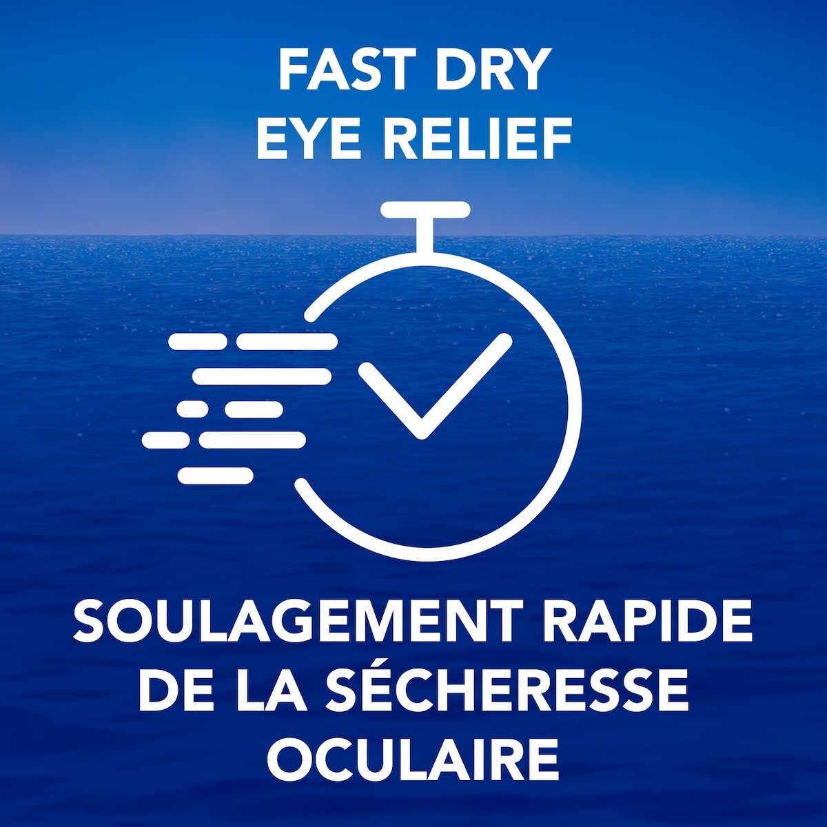 Gouttes oculaires hydraSense pour yeux secs, soulagement rapide et durable, san agent de conservation, lubrifiant de source naturelle
