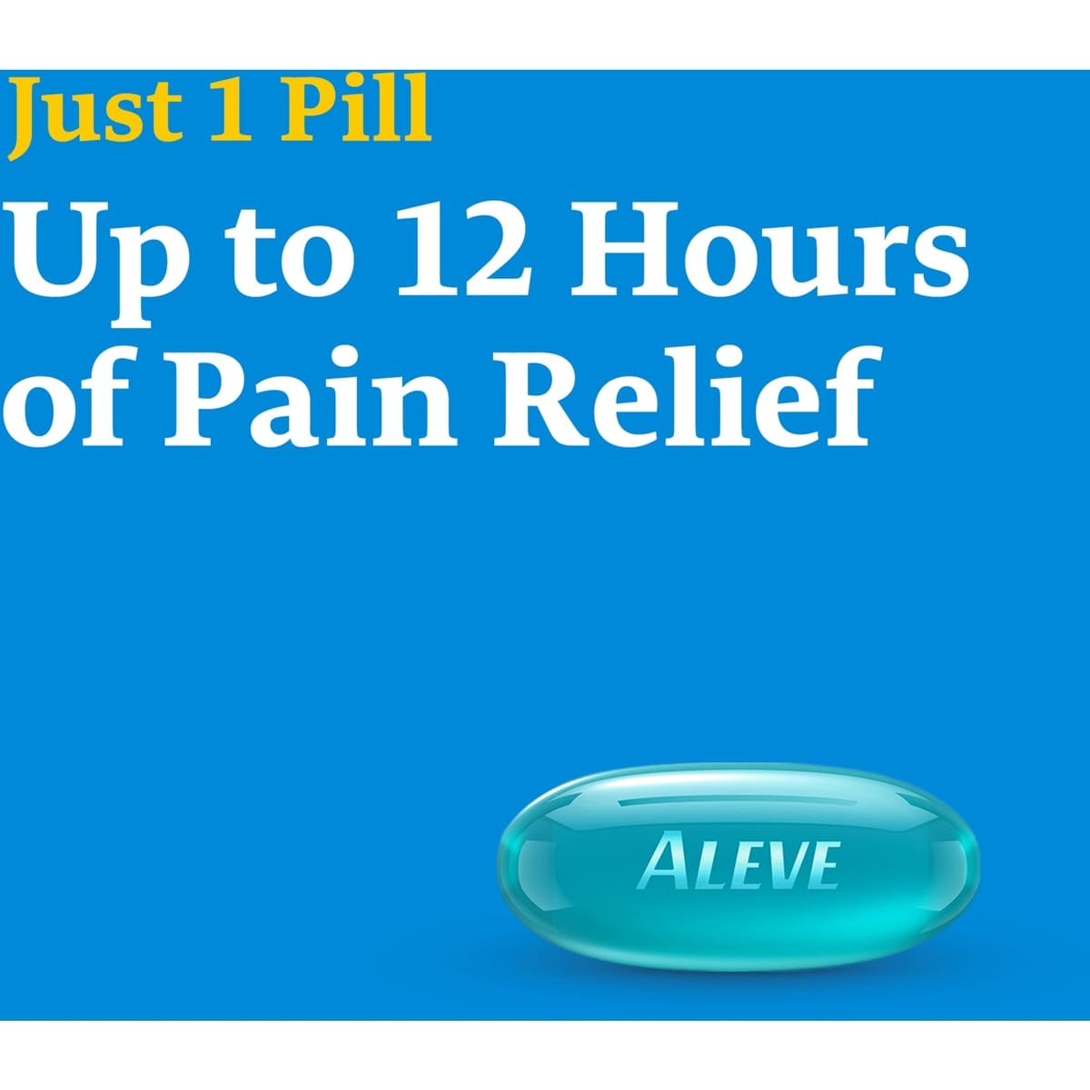 ALEVE Pain Relief Liquid Gels, Strength to Last Up to 12 Hours, Naproxen Sodium 220mg