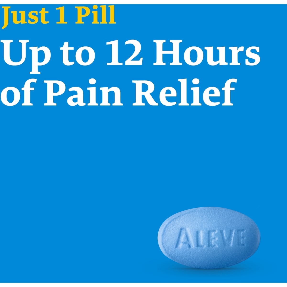 ALEVE Pain Relief, Clinically Proven, Fast-Acting, Long-Lasting, Naproxen Sodium