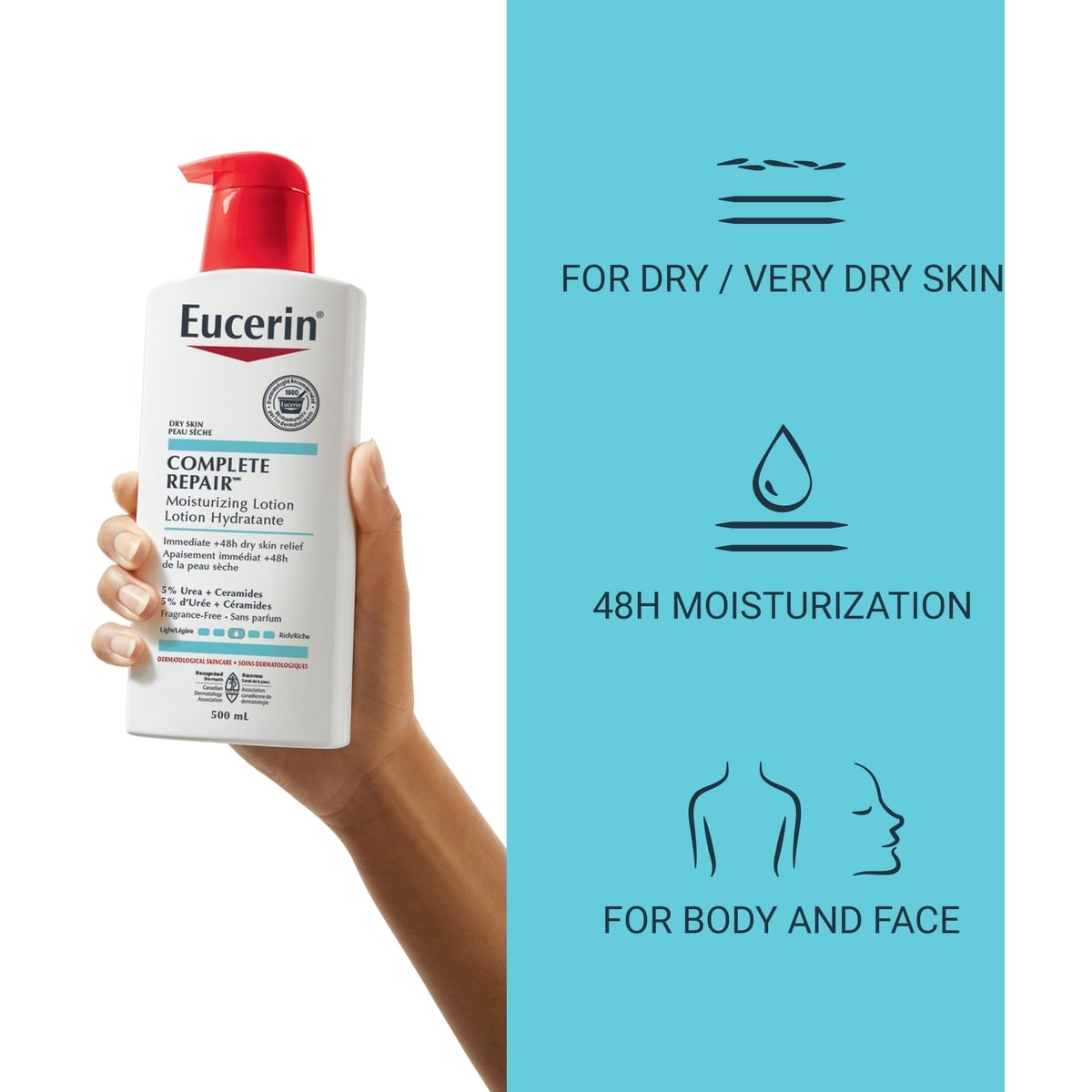 Complete Repair Daily Moisturizing Body Lotion for Dry to Very Dry Skin