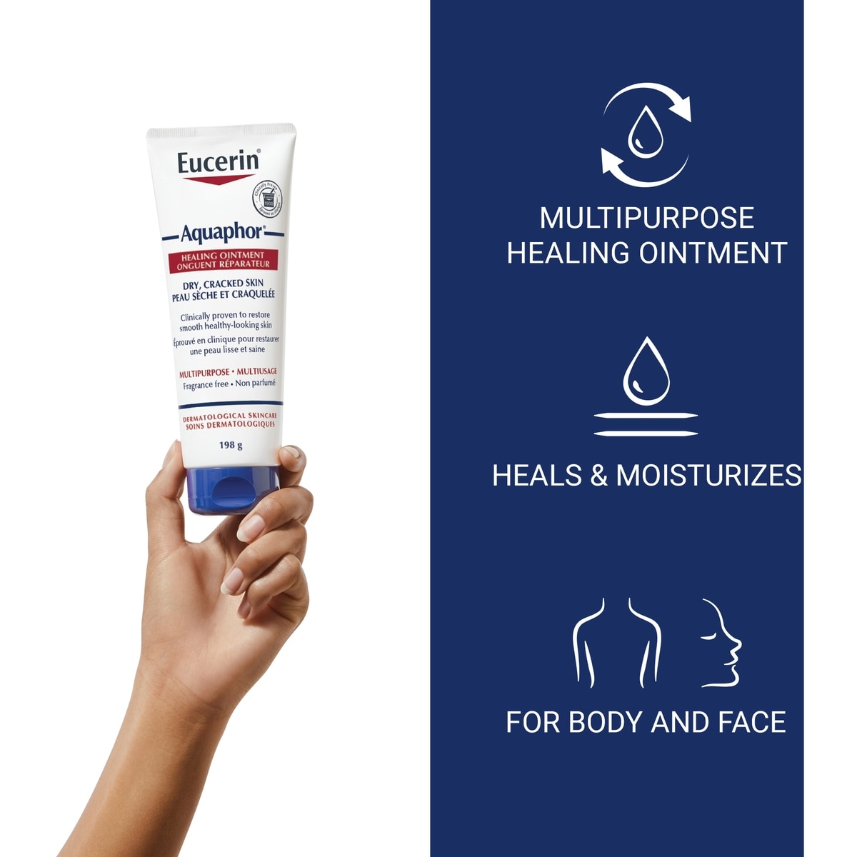 Onguent réparateur multi-usage Aquaphor pour la peau sèche