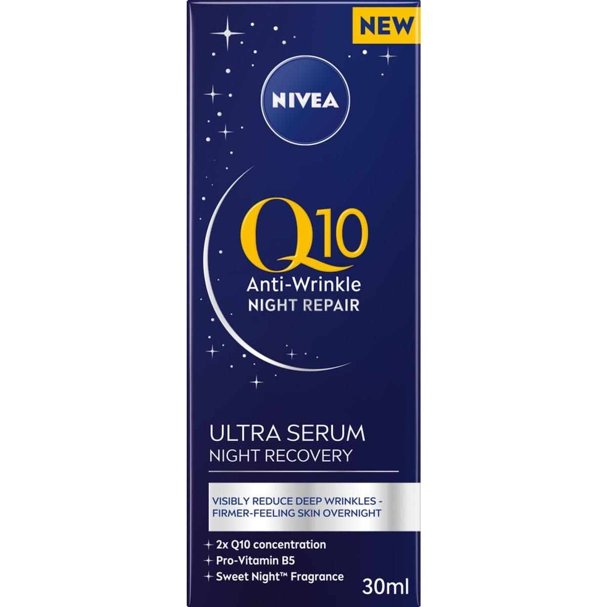 Sérum ultra récupérateur de nuit Anti-rides Q10 Réparation de nuit