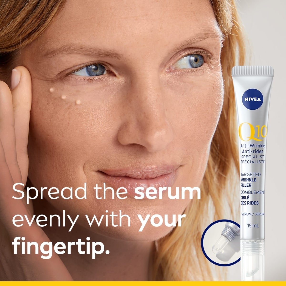 NIVEA Q10 Anti-Wrinkle Specialist Targeted Wrinkle Filler, 15 mL