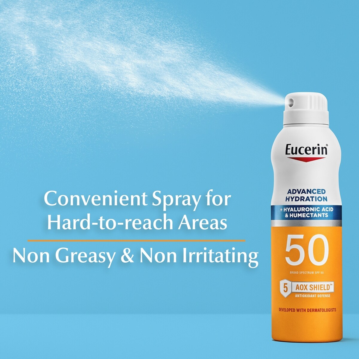 Sun Complete Hydration Sunscreen Spray for Body with SPF 50 | Sunscreen Spray with Hyaluronic Acid and 5 Antioxidants