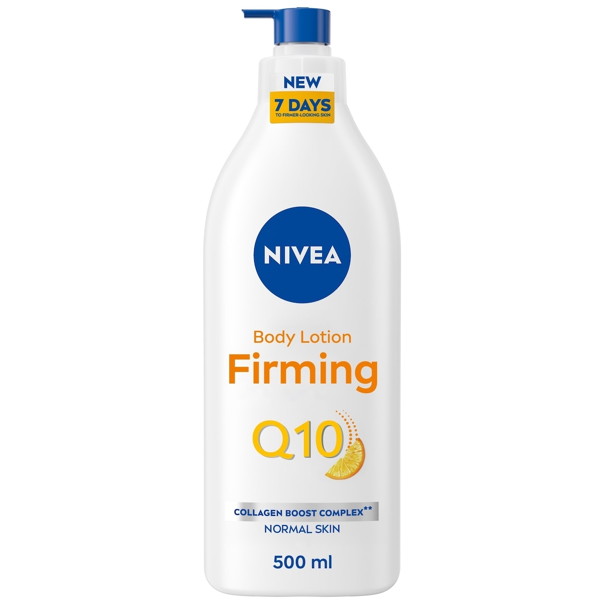 NIVEA Q10 Firming Body Lotion for Women with Q10 and Vitamin C, Normal Skin, 500 mL