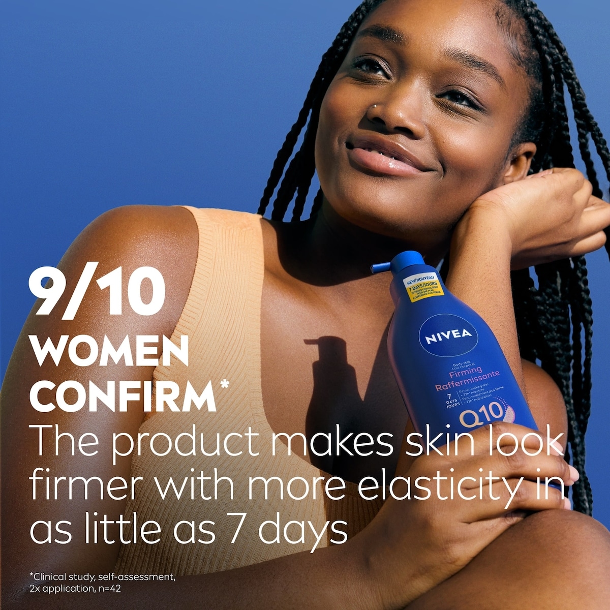 NIVEA Q10 Firming Body Lotion for Women, Body Milk with Q10 & Vitamin C, Dry Skin, 500 mL