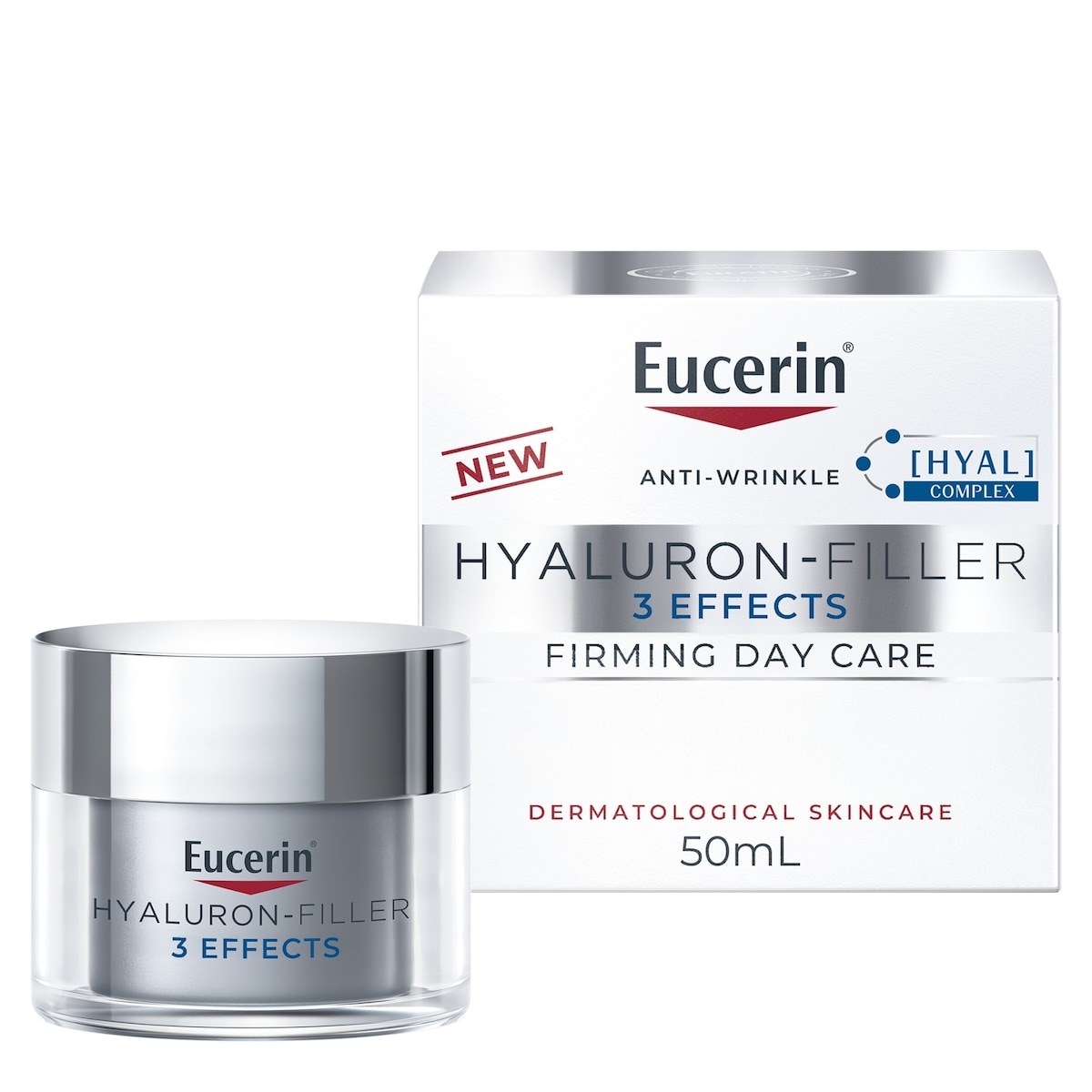 Eucerin Anti Wrinkle Firming Day Care Hyaluronic Acid Face Cream, All Skin Types, 50mL