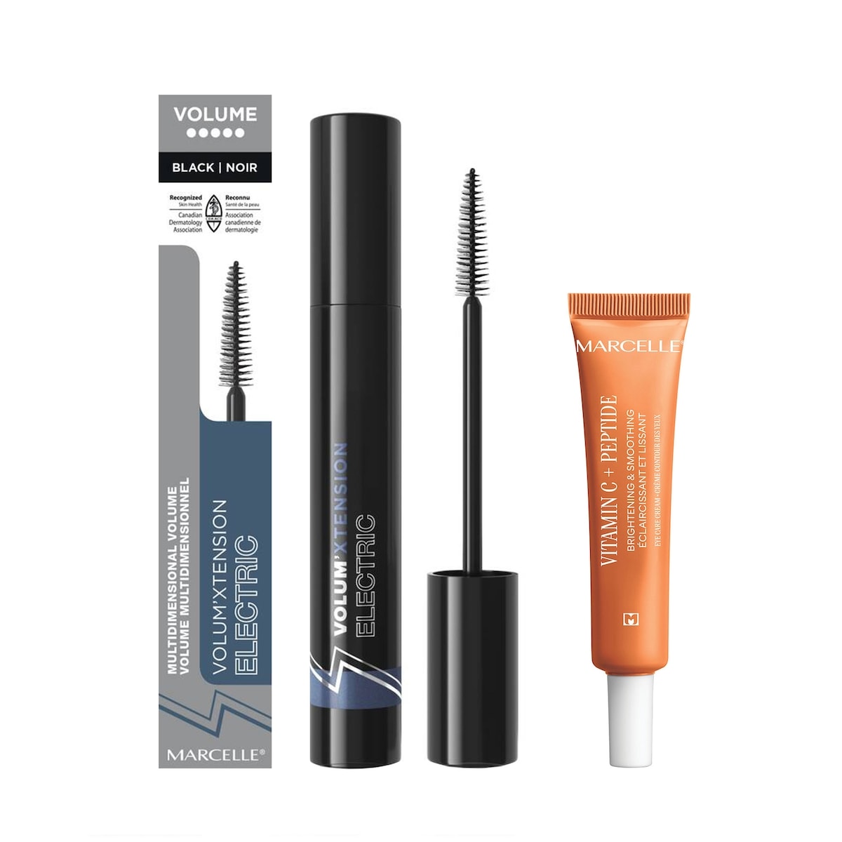 Volum'Xtension Electric Mascara and Mini Vitamin C + Peptide Brightening and Smoothing Eye Care Cream