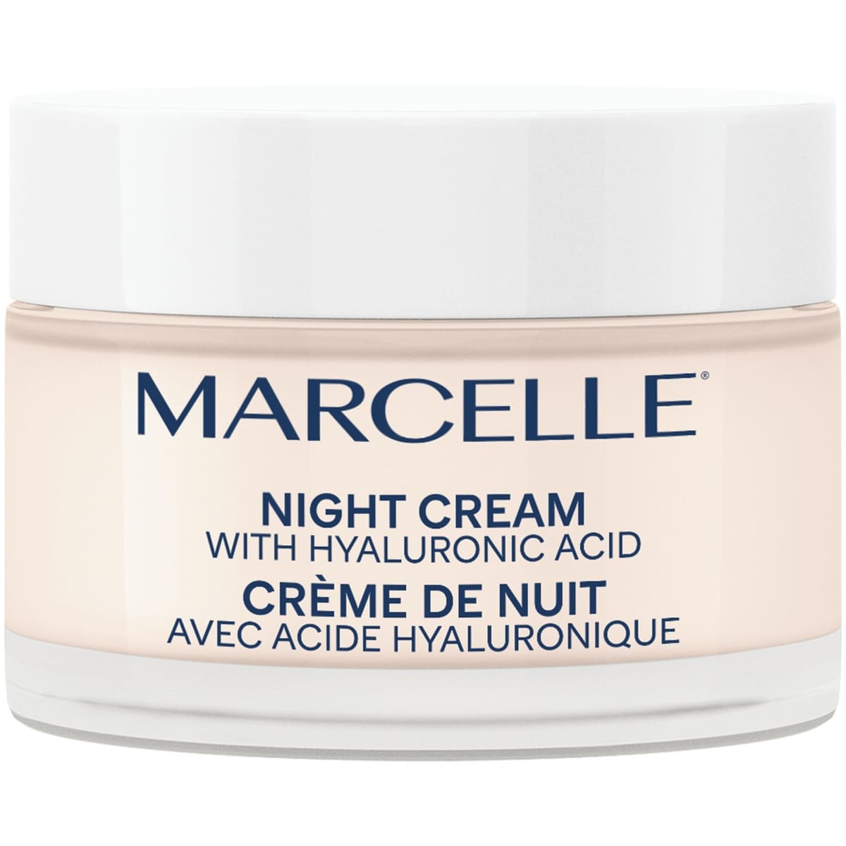 Crème de nuit hydratante 24 h avec acide hyaluronique et niacinamide