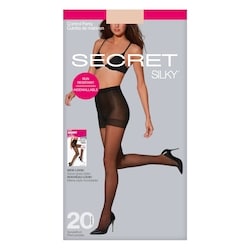 Sheer Run-Resistant Control Top Panty w/Sandalfoot - 20 Denier 1