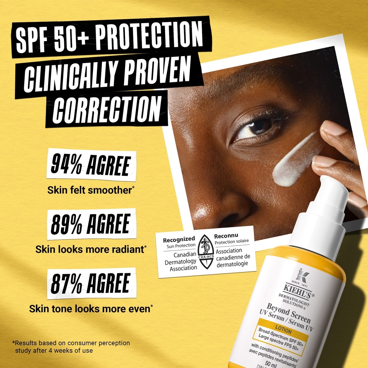 Beyond Screen® UV Serum SPF 50+ Facial Sunscreen with Collagen Peptide