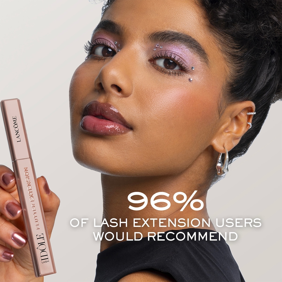 Coffret des fêtes Mascara Lash Idôle Flutter Extension et Lip Idôle Juicytreat huile-en-gloss