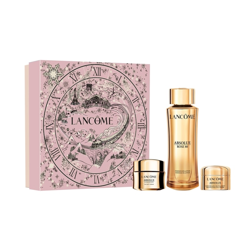 LANCOME ABSOLUE ROSE 80 150ml 2本セット LANCÔME Absolue Rose 80 Essence-in-Lotion Routine Holiday Set
