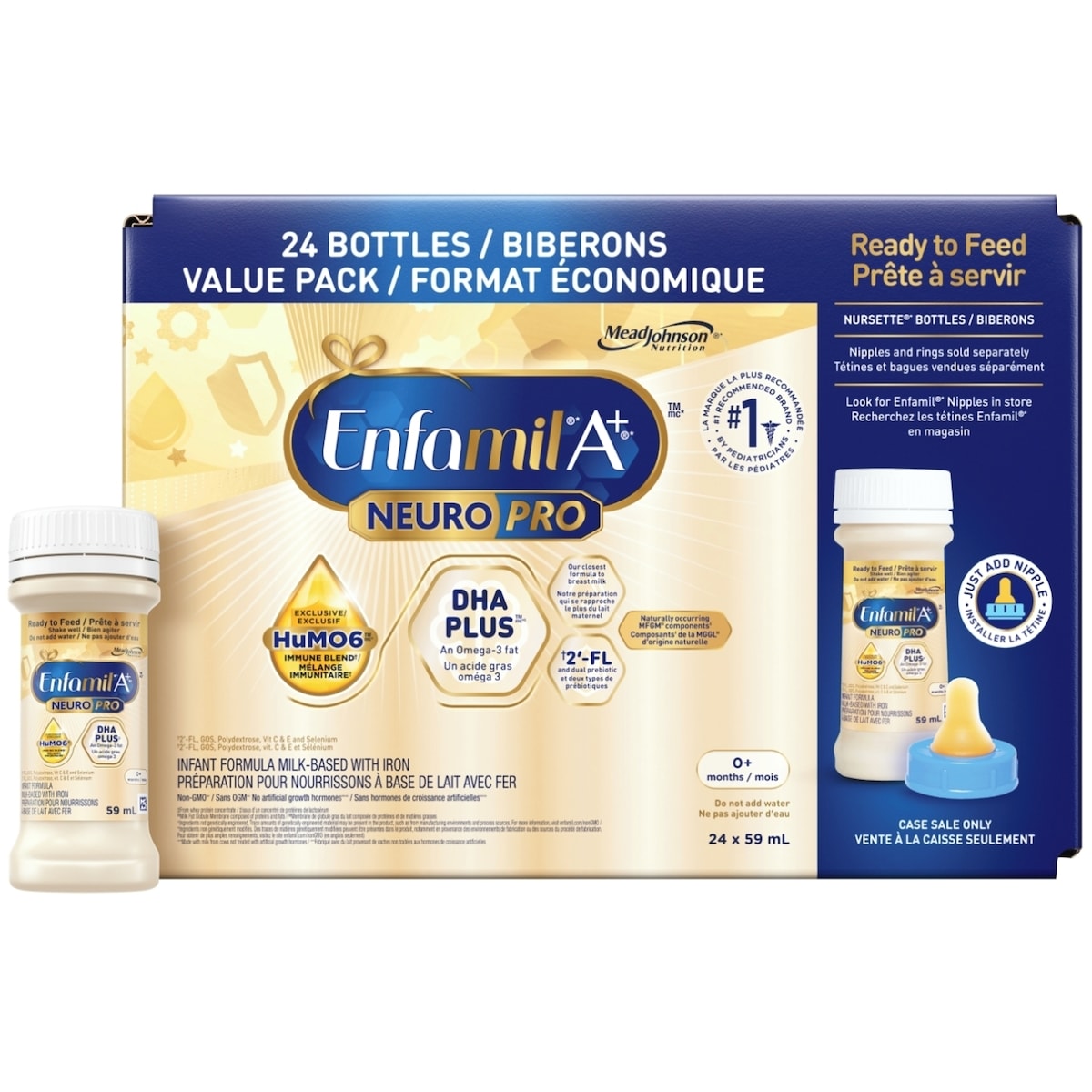 Formule pour bébé A+ NeuroPro, prête à nourrir