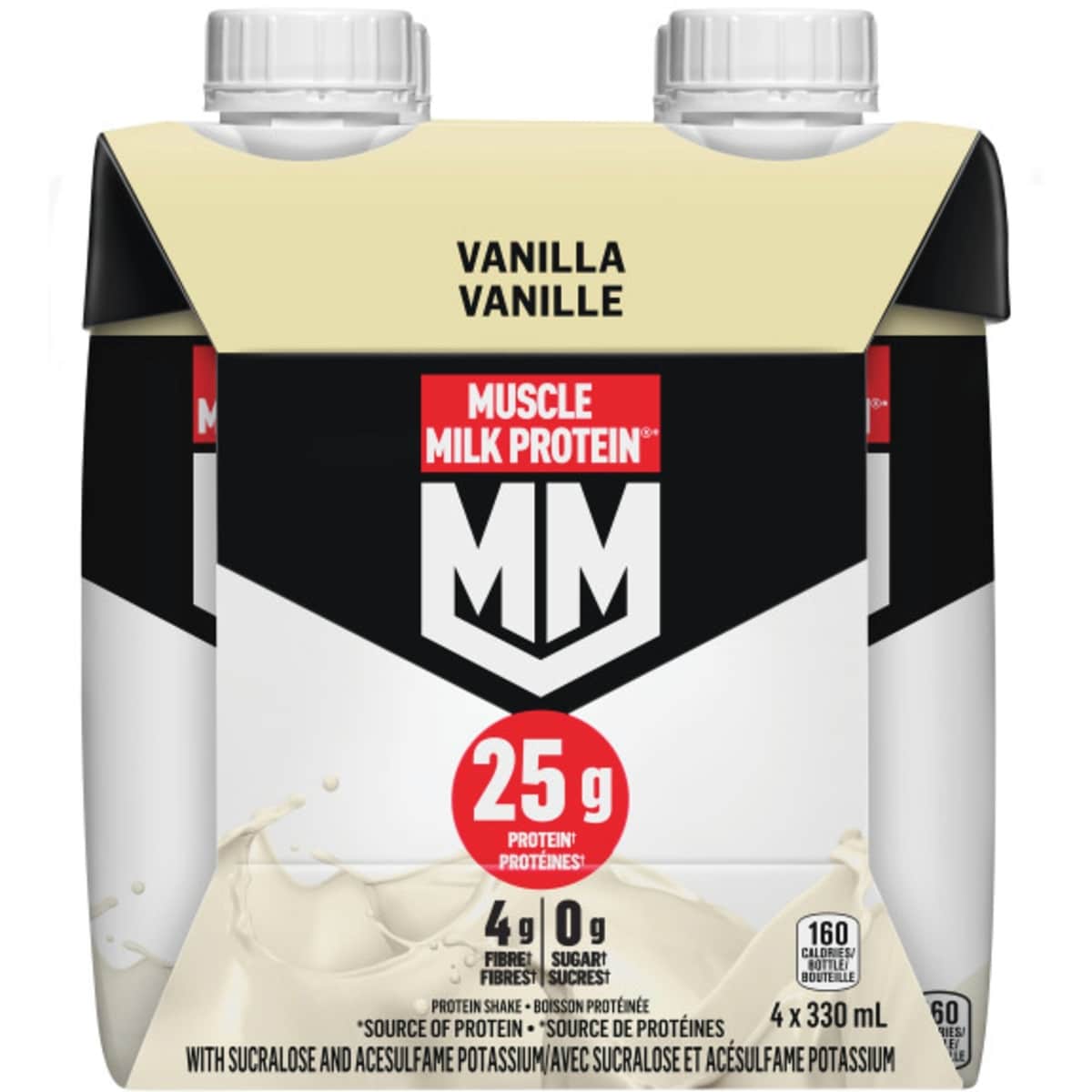 Muscle Milk Protein Vanilla Protein Shake 4 ea