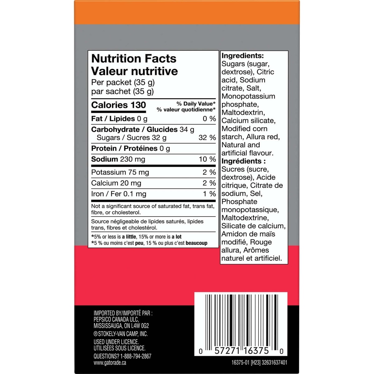 Punch aux fruits 10x35g