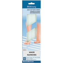 Self-Adhesive Anti-Slip Strips - White 1