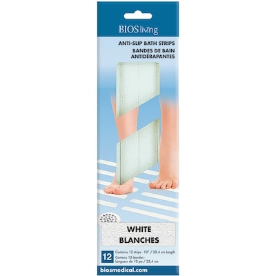 Self-Adhesive Anti-Slip Strips - White