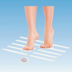 Self-Adhesive Anti-Slip Strips - White 2
