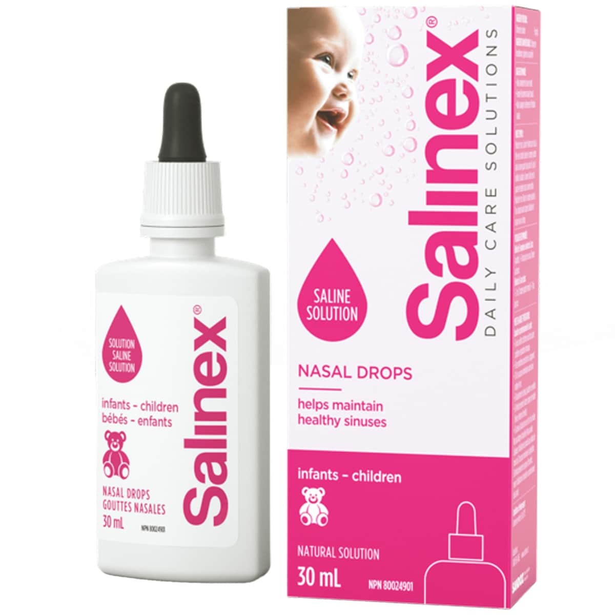 Salinex Nasal Drops, Saline Solution Infants/Children 30 mL