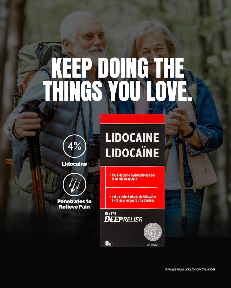 Lidocaine By Deep Relief, Gel analgésique anesthésiant