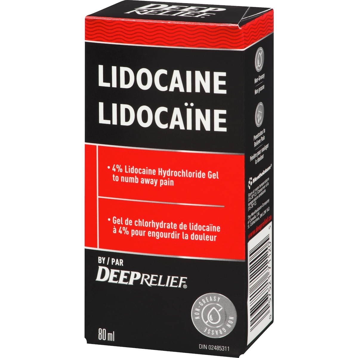 Lidocaine By Deep Relief, Gel analgésique anesthésiant