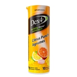 Glucose Tablets – Travel Tube – Citrus Punch Flavour – 10 Tablets per Tube – Fast-Acting, Pre-Measured Glucose Tabs – Fat-Free, Gluten-Free, Travel-Friendly 1
