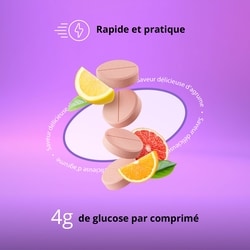 Comprimés de glucose – Tube de voyage – Saveur agrumes – 10 comprimés par tube – Comprimés de glucose à action rapide et pré-dosés – Sans graisse, sans gluten, adaptés aux voyages 4